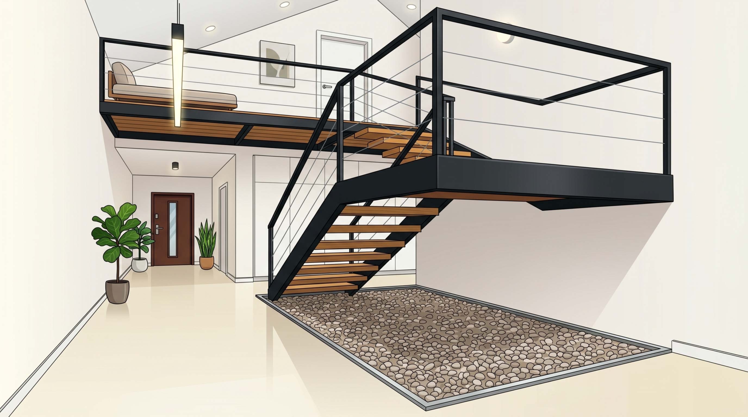 Cerdas Menyiasati Lahan Sempit: Inspirasi Desain Rumah Mezzanine 3x6
