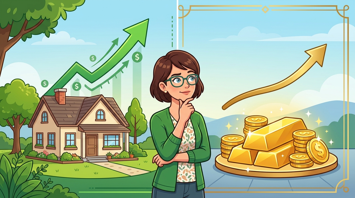 Lebih Baik Investasi Rumah atau Emas untuk Jangka Panjang